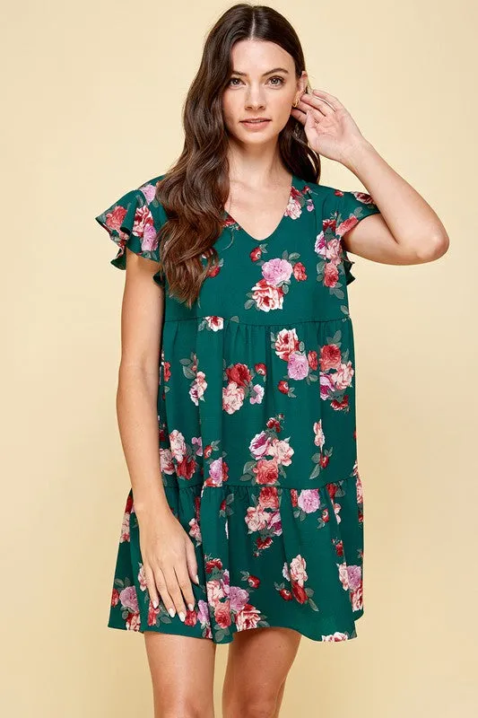 TINA FLORAL PRINT DRESS