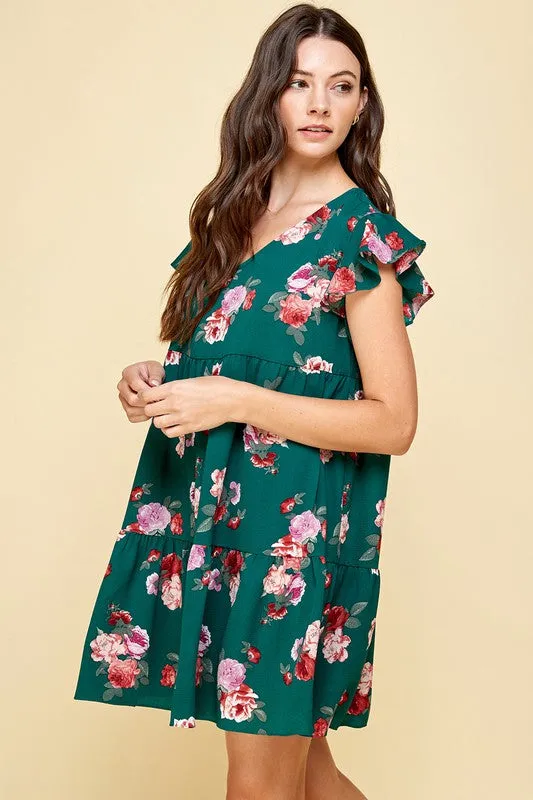 TINA FLORAL PRINT DRESS