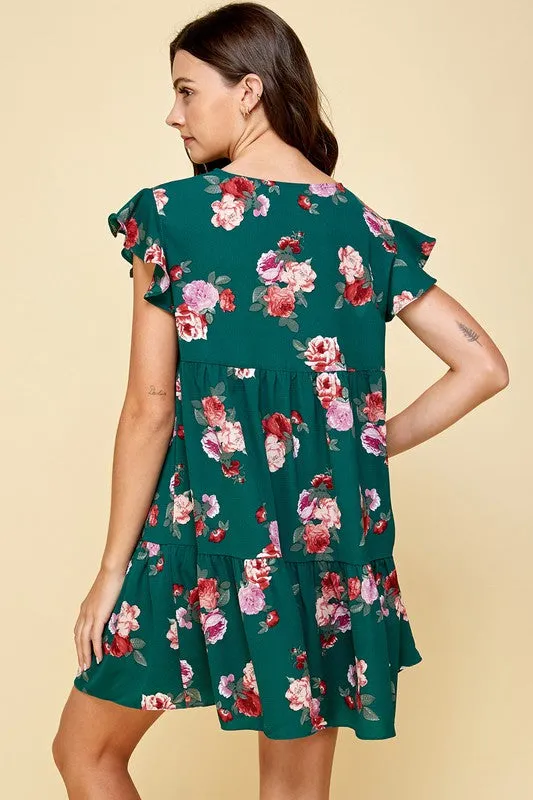 TINA FLORAL PRINT DRESS