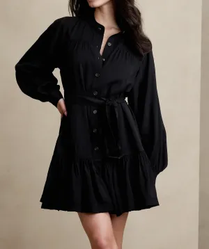 Twill Mini Dress