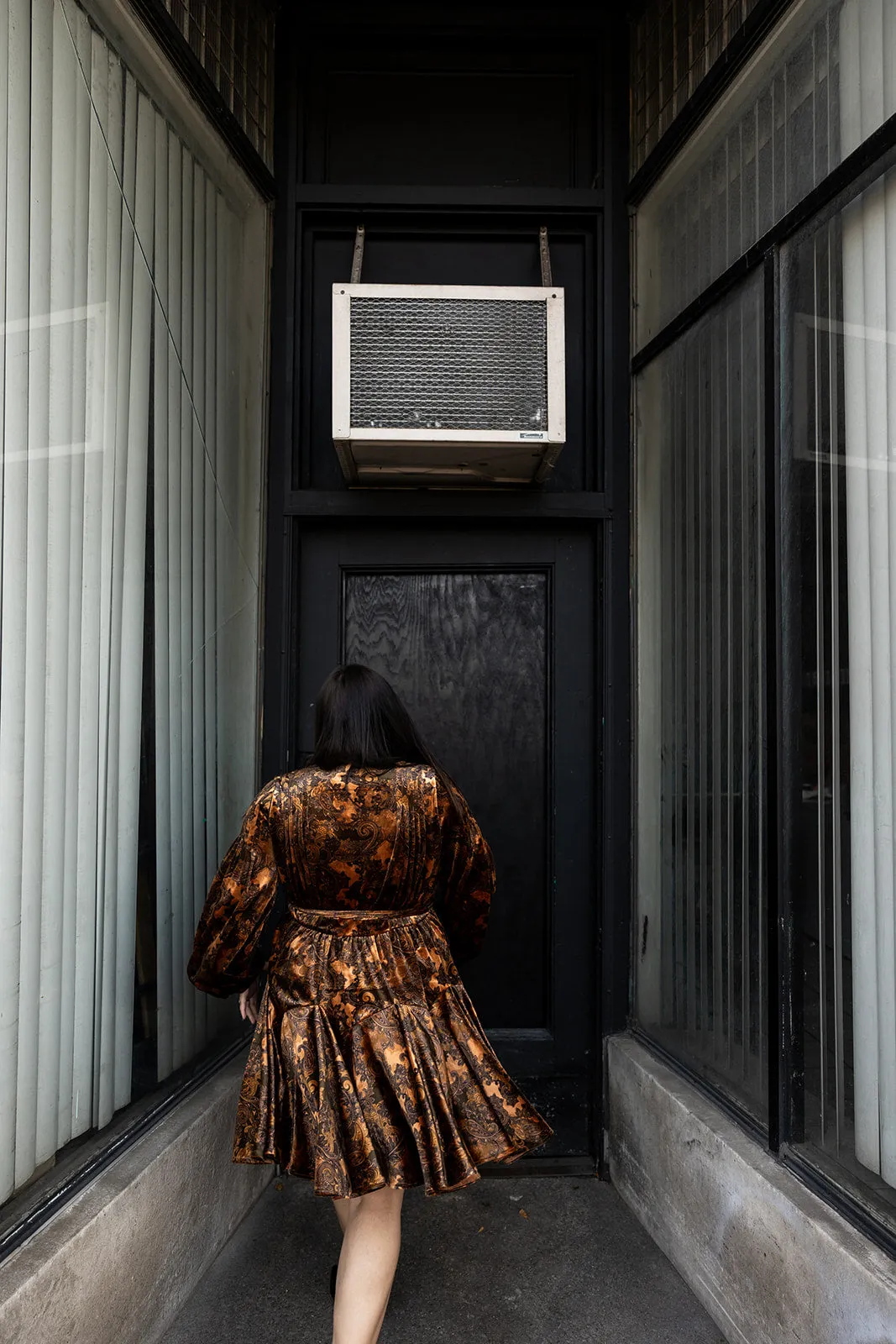 vada winter velvet rodeo dress