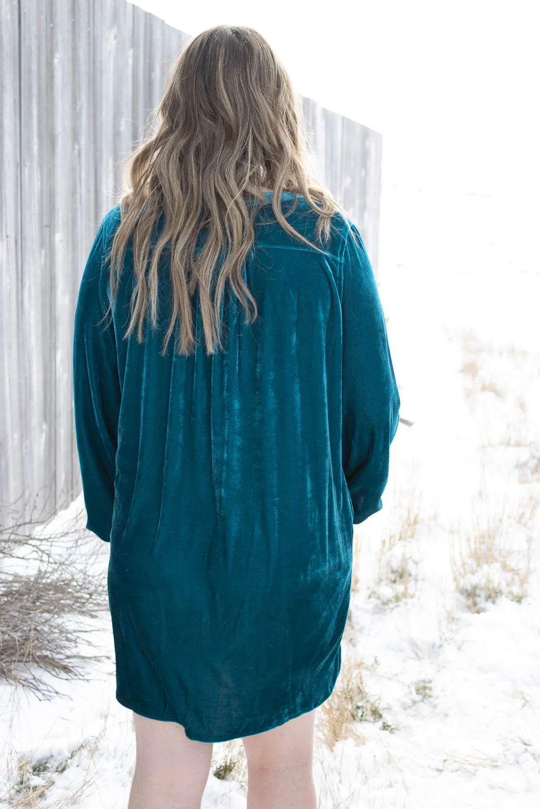 Valier Velvet Tunic Dress