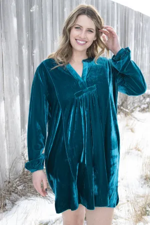 Valier Velvet Tunic Dress