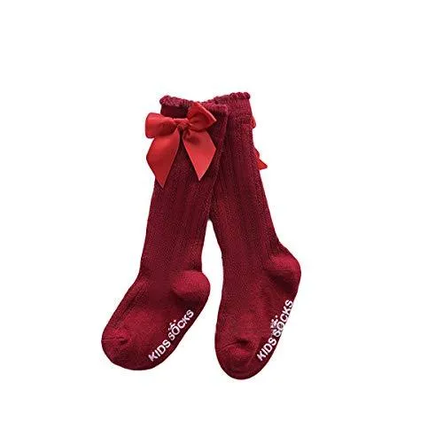 Velvet Bows on Socks