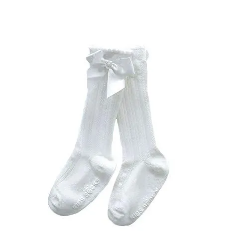 Velvet Bows on Socks