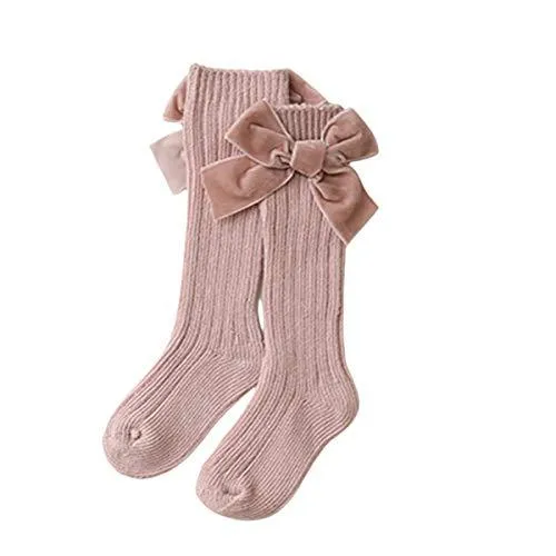 Velvet Bows on Socks