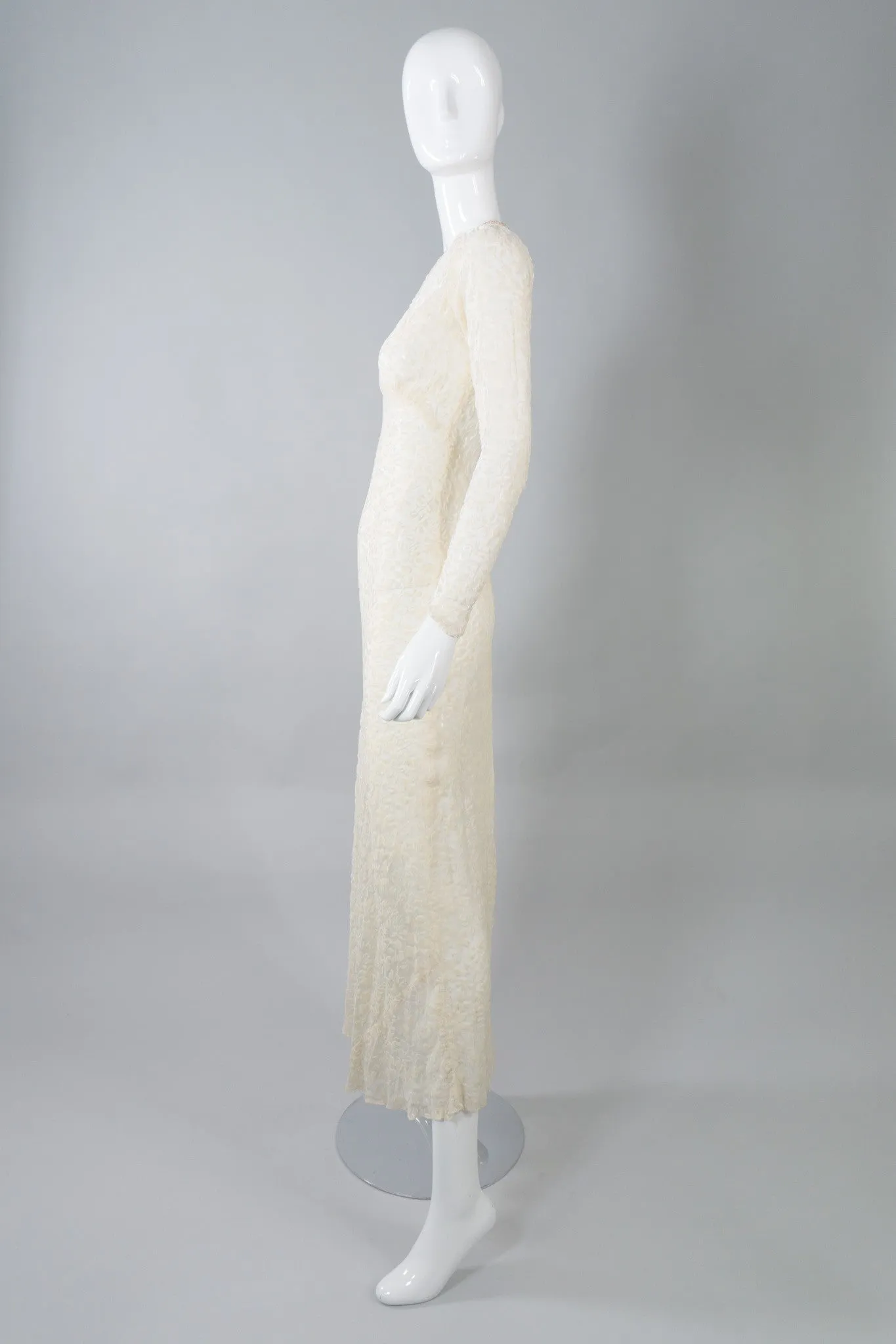 Velvet Burnout Gown