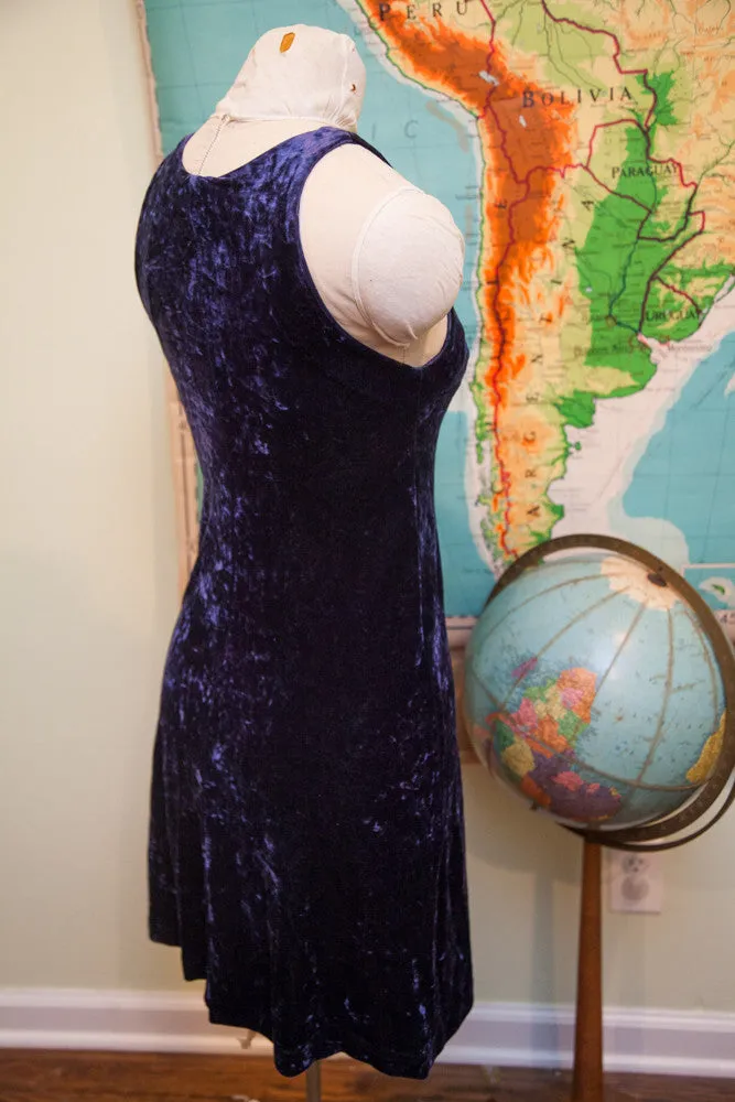 Vintage Betsey Johnson Velvet Dress  // Size S - M - 6
