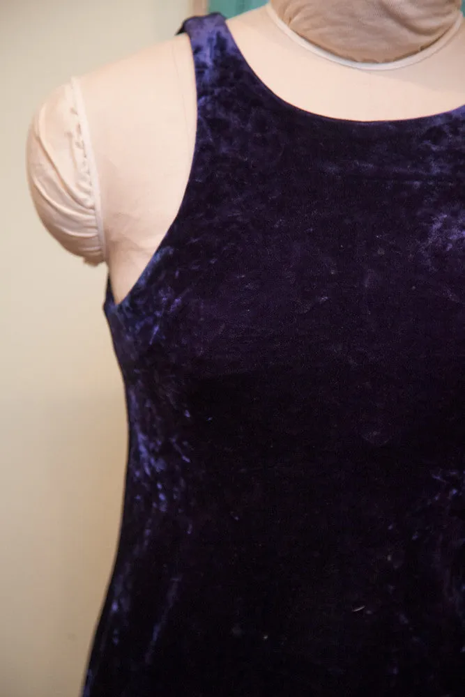 Vintage Betsey Johnson Velvet Dress  // Size S - M - 6
