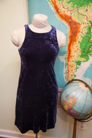 Vintage Betsey Johnson Velvet Dress  // Size S - M - 6