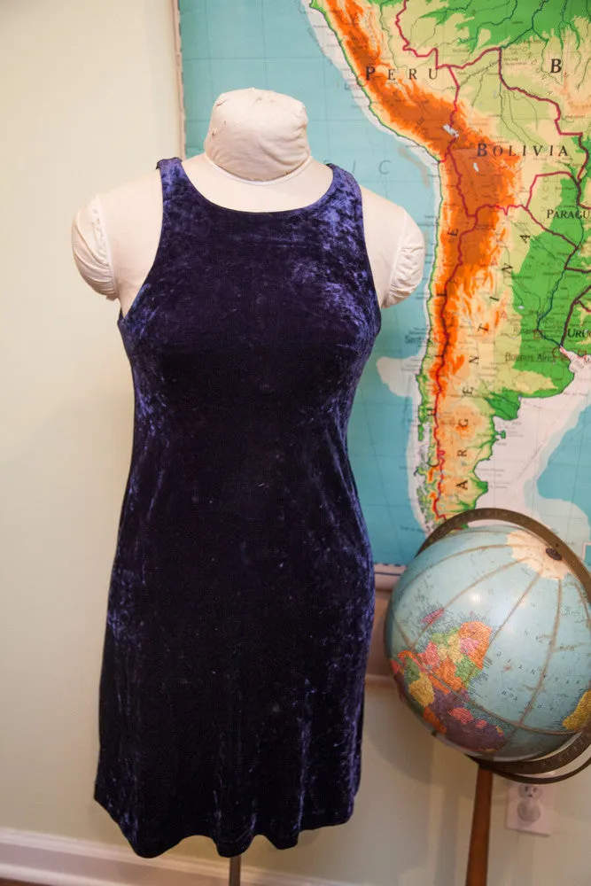 Vintage Betsey Johnson Velvet Dress  // Size S - M - 6