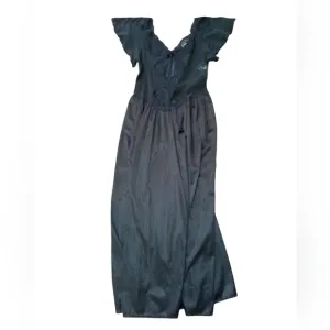 Vintage cinema Etoile black slip nightdress. Size M