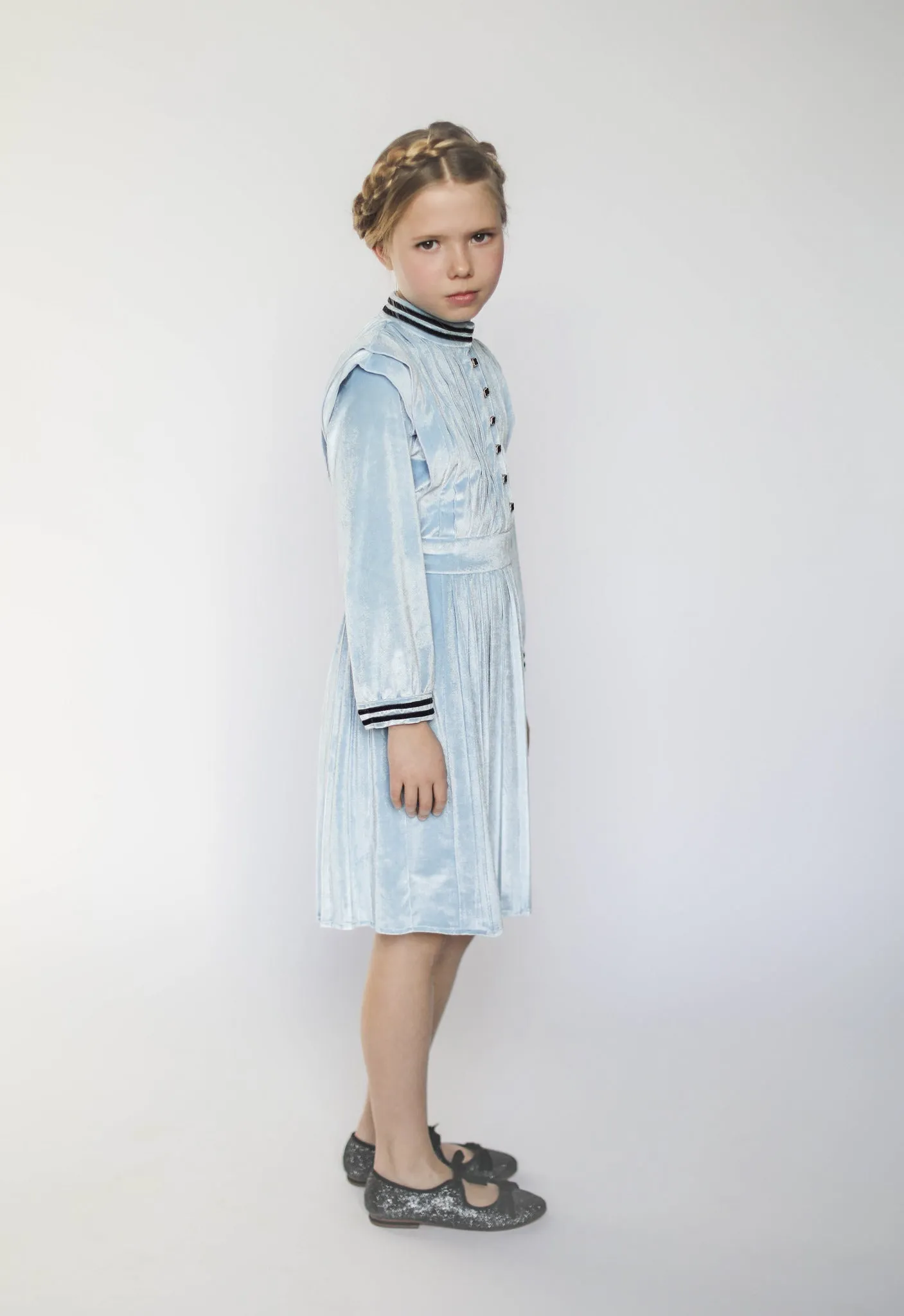Vivienne dress (velvet gold)