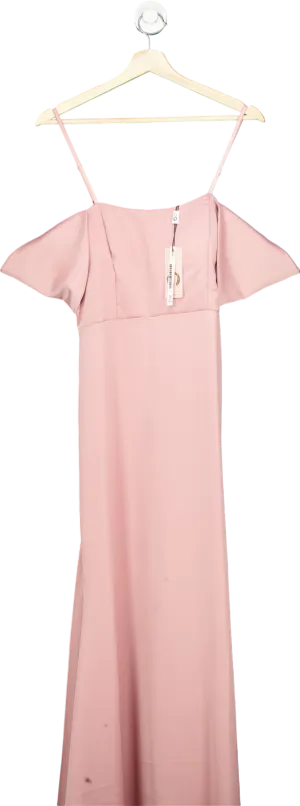 WalG Blush JES09 Off Shoulder Maxi Dress UK 14