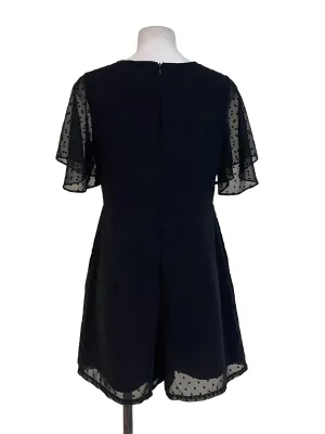 White Embroidery Hollow Dress