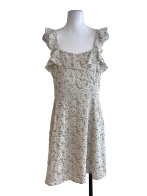 White Floral Empire Dress