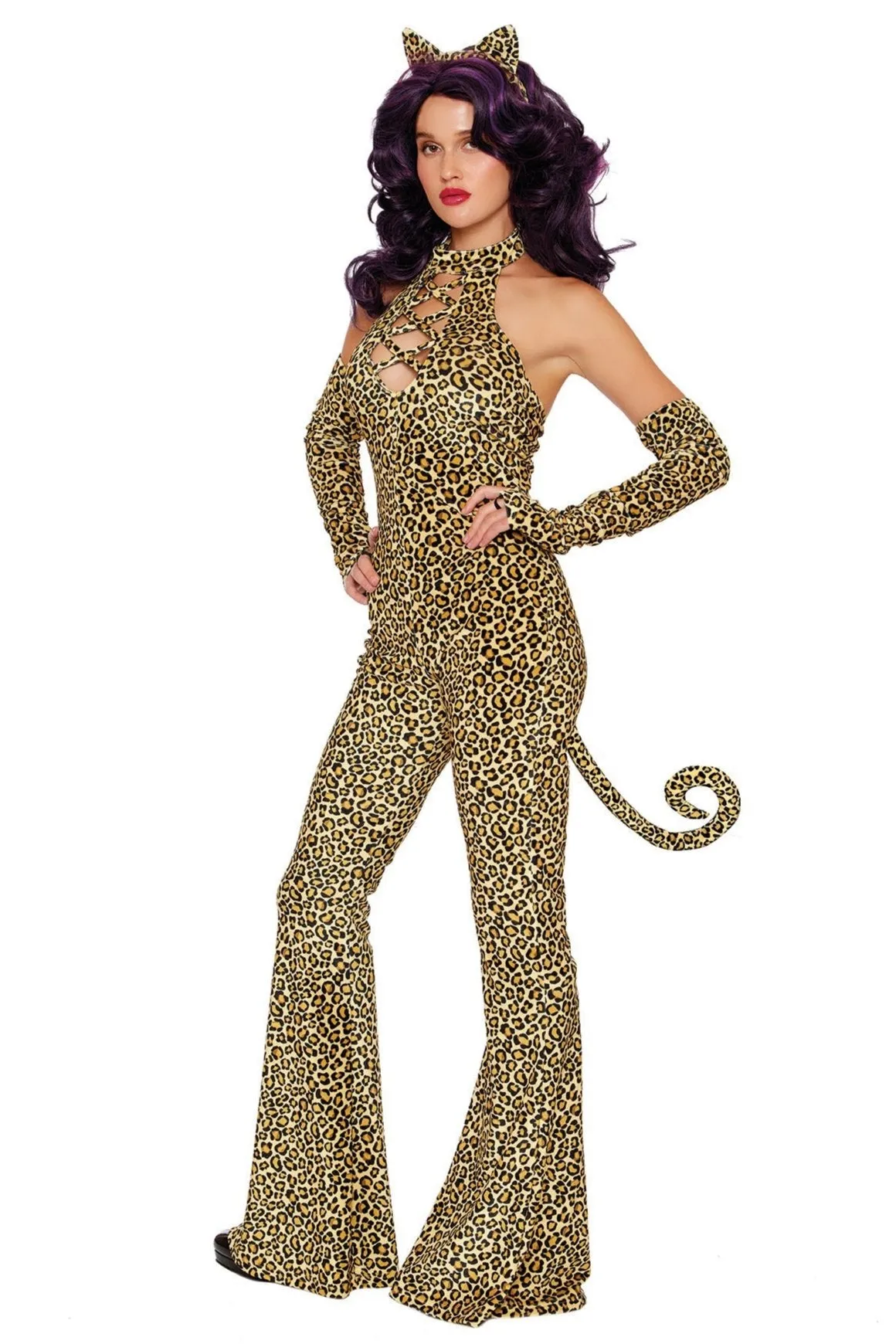 Wild Cat Seductress Halloween Costume