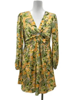 Yellow Botany Skater Dress